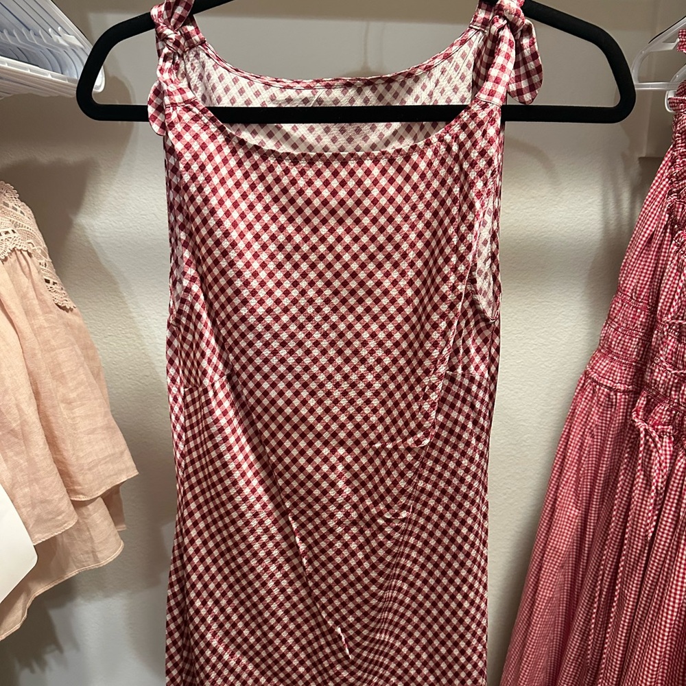Gingham Maxi Dress